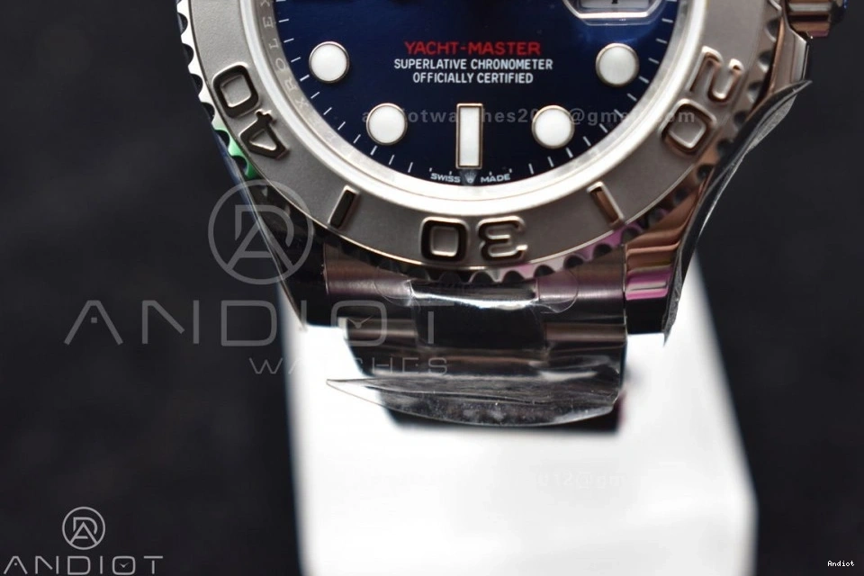 126622 Yacht-Master Best Blue 1:1 Edition on Dial A2836 Bracelet GSF SS 0128